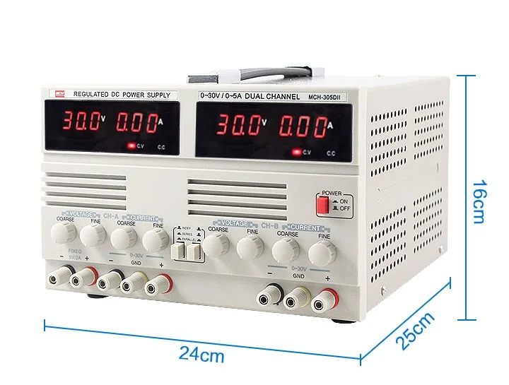 

MCH-303D-II DC power supply can be connected in series parallel dual adjustable power supply Laboratory power supply