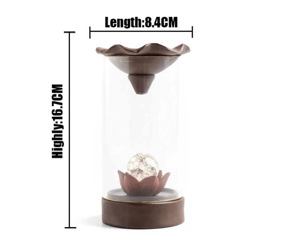 incense burner size