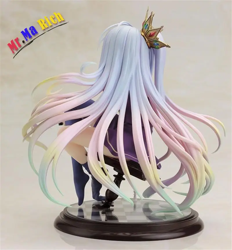 Аниме NO GAME LIFE Shiro 1/7 Scale фигурка из ПВХ коллекция 6 дюймов хобби подвижная модель
