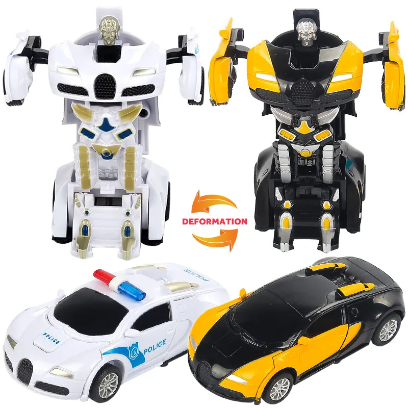 Mini Transformation Robot Car Series Plastic Kids Anime font b Action b font font b Figures
