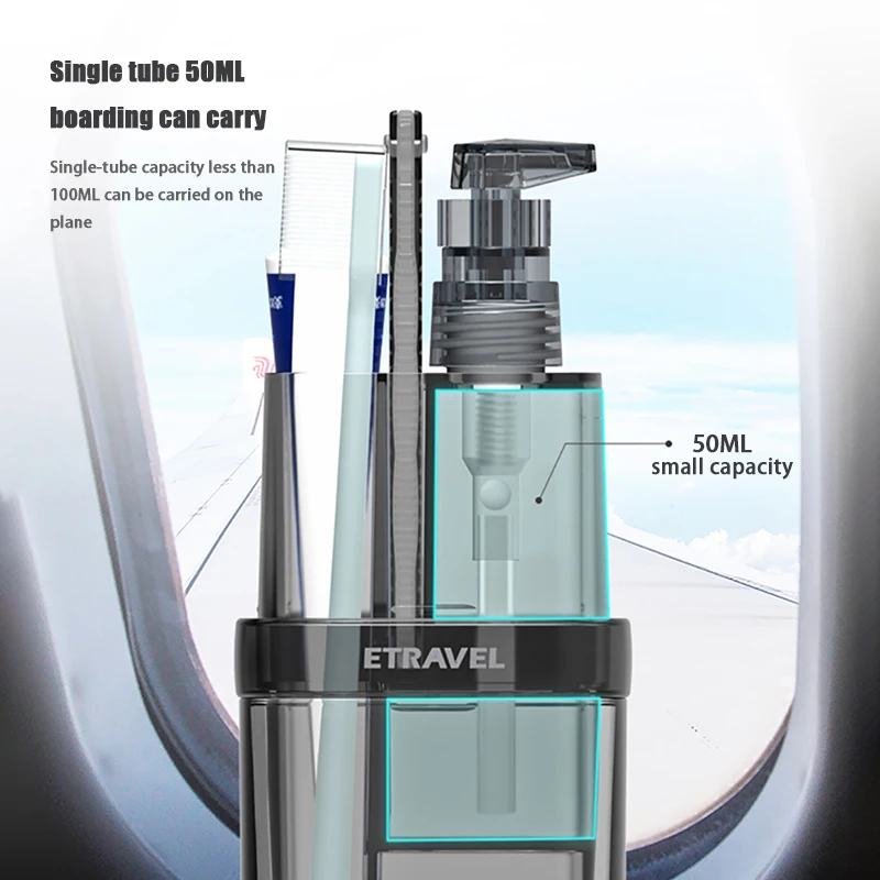 Wonderlife, 8 шт., набор для мытья путешествий, пластиковая креативная портативная зубная щетка, зубная паста, Коробка Для Хранения Туалетных принадлежностей, ванная комната