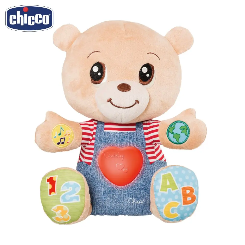 Игрушка набивная музыкальная Chicco "Говорящий мишка TeddyEmotion" 6м