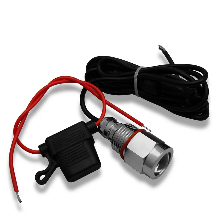 Cromado à Prova Bronze Água Debaixo Levou Luz Marinha Barco Doca Dreno Plugue Tp-tddp-9w Dc8-28v 9 w d' 5 D' Água debaixo d' água levou luz