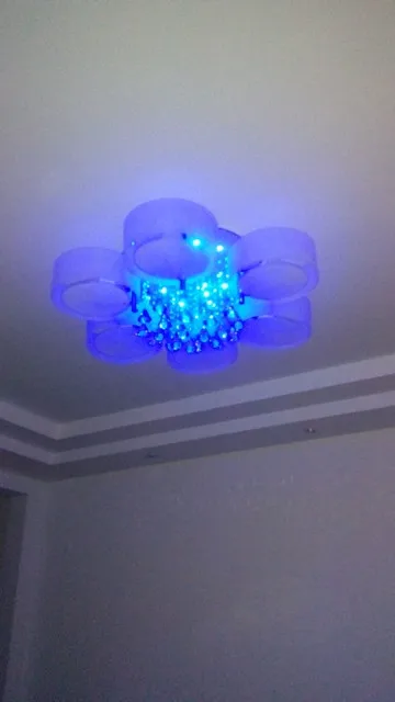 Lustres de Cristal Lustre de Teto Sala de Jantar Lustre Moderno Dimmable Levou Iluminação Luminaria Acrílico Anel Luzes da Levou Dispositivo Elétrico 33 Cheap chandelier light fixture