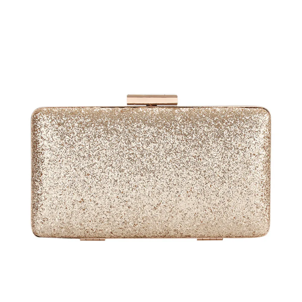 

Women Evening Clutch Bag Diamond Sequin Clutch Female Crystal Day Chain Clutch Wedding Purse Party Banquet Black Gold Silver