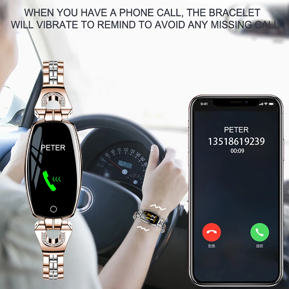 LEMDIOE Bluetooth фитнес Браслет Водонепроницаемый мониторинг сердечного ритма для Android