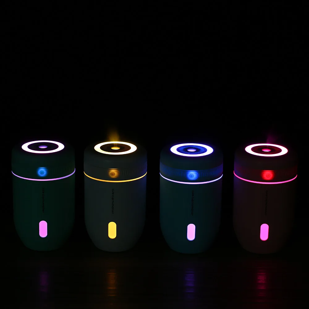 

Ultrasonic Air Humidifier Color Changing LED Lights Mini USB Essential Oil Diffuser for Home Car Water Moisture Humidifiers