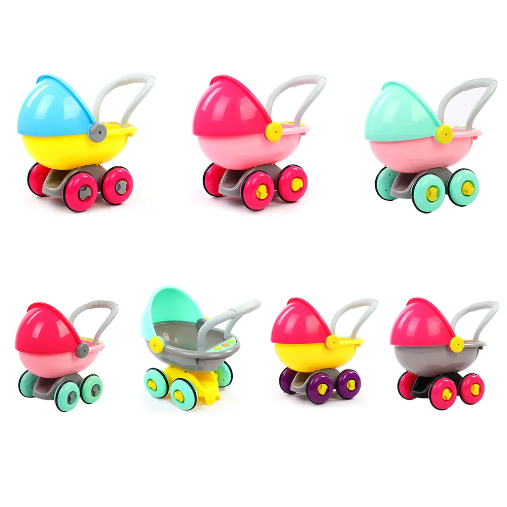 baby stroller walker toy anti-rollover learning standing walking baby trolley multi-function with music  learning walking toy c