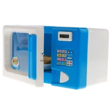 Мини-прибор для дома(AA батарея Powered) для детей ролевые игры игрушки-синий микроволновая печь