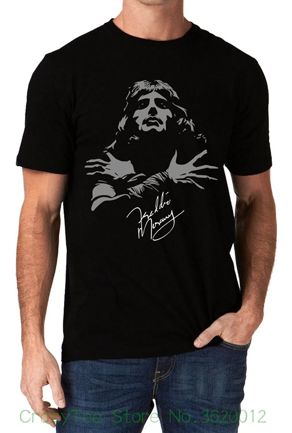 freddie mercury t shirt pull and bear