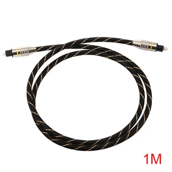 1/2/3 meters OD6.0 Toslink Male to Male Optical Fiber Audio Cable Braided Toslink Cable Replacement for Xbox 360 PS3 PS4 Laptop 2