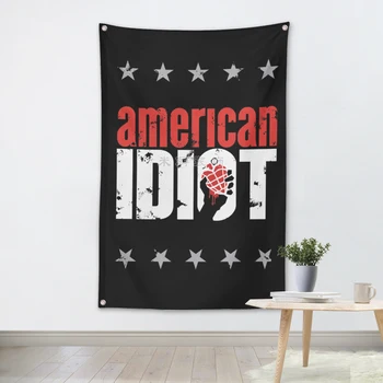 

GREENDAY Music Band Banners Wall Flags Tapestry Cloth Art Bar Cafe Hotel Theme Background Decoration