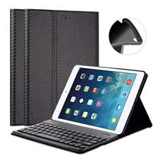 GOOJODOQ Case For iPad 2017 9.7 inch/Air 2/iPad Air 1 Keyboard + PU Leather Smart Cover Detachable Wireless Bluetooth Keyboard