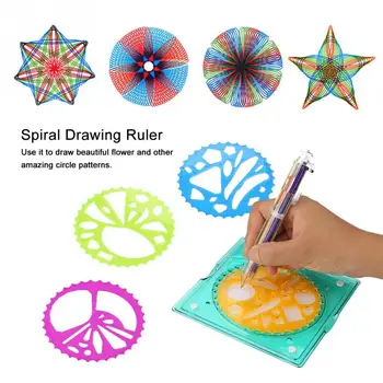 

Painting Multi-function Puzzle Geometric Ruler Drafting Tools Drawing Accessories Creative Educational Toy