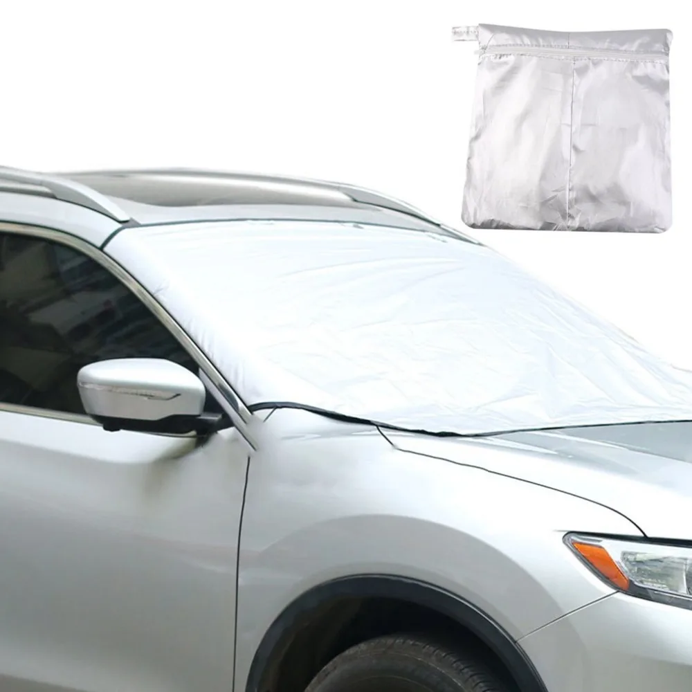 

210*120cm Magnet Window Foils Windshield Sun Shade Car Windshield Visor Cover Front Rear Window Sunshade UV Protect