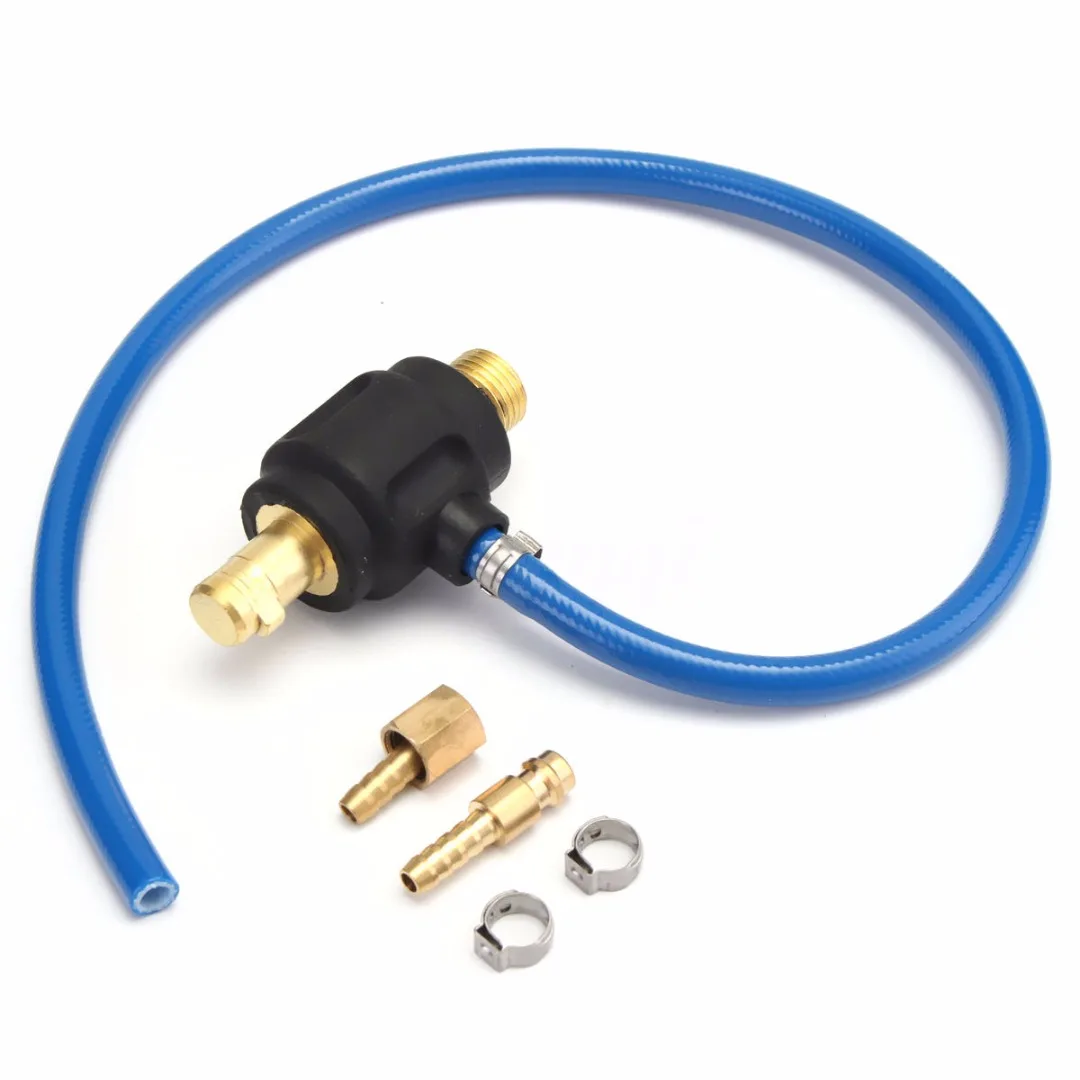 

TIG Power Welding Gas Adapter Connector 35-50 Male M16 M10 With 9mm Quick Connection For WP 17 18 26 Welding Torch Mayitr