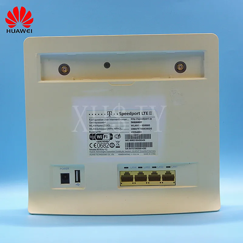 Разблокированным использоваться huawei Беспроводной маршрутизатор B593 B593s-12 B593u-12 с антенной 4G LTE Мобильная точка доступа Wi-Fi с сим-карты PK B315 E5186