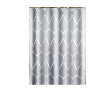 

Grey Shower Curtain Waterproof Bathroom Curtain Polyester Fabric Bath Screens With Hooks Home Bathroom Decor