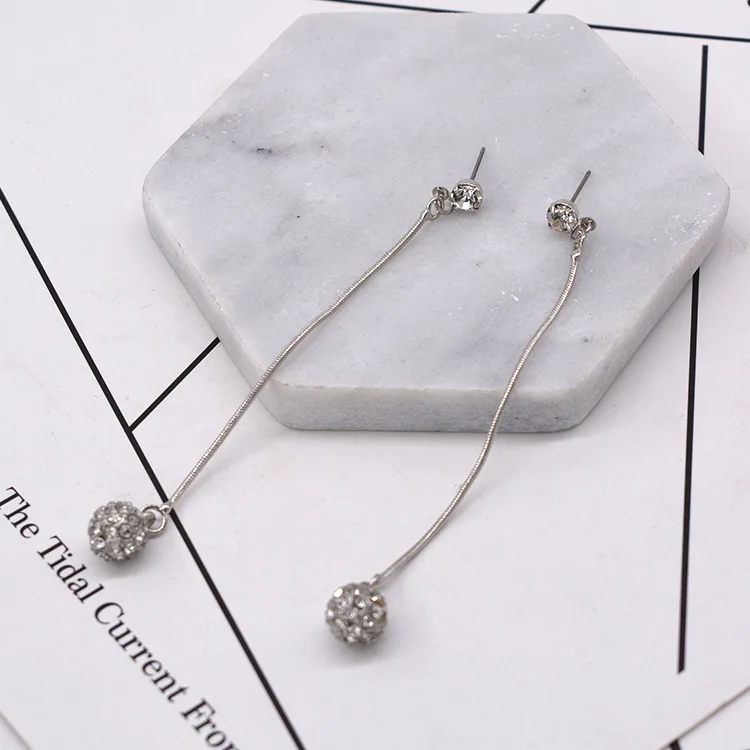 Fashion Ball Long Earrings for women