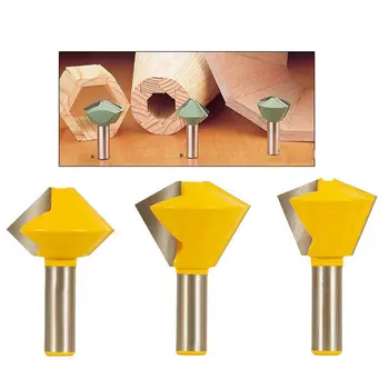 

3 Bit Bird's Mouth Router Bit Set - 1/2" Shank Power Tool Parts Power Tool Parts Home DIY