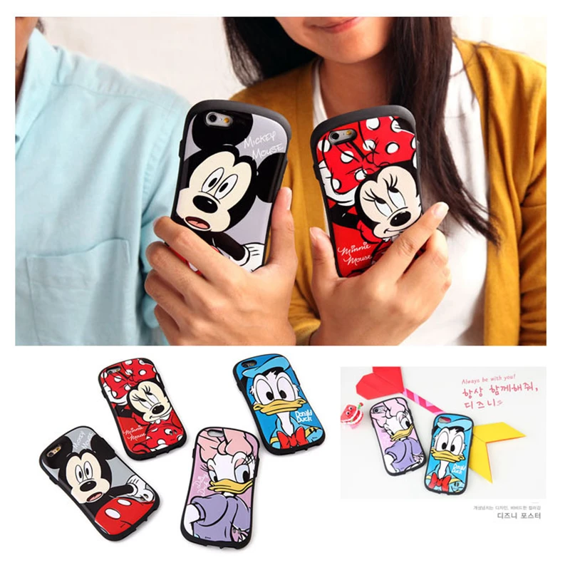 

Small Pretty Waist Cases For iPhone 7 6 8 case For Iphone X 10 6s 8 Plus Case Cute Cartoon Mouse Original Cover Coque Fanda Capa