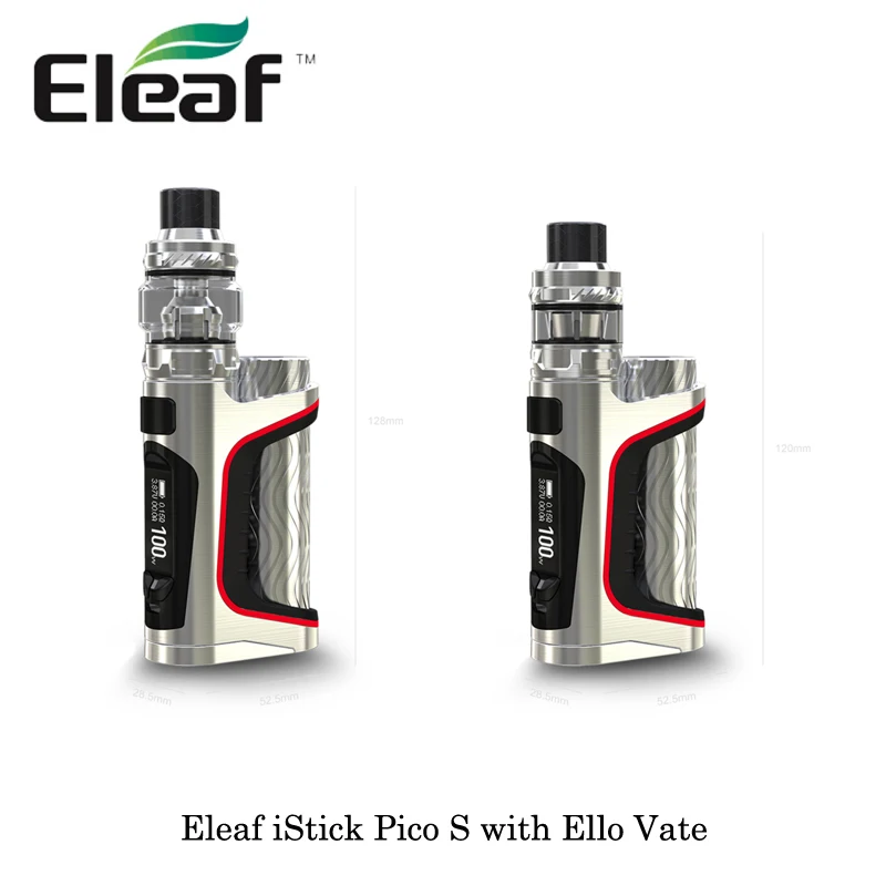 Электронная сигарета Eleaf iStick Pico S боксмод 100 вт с атомайзером ELLO VATE испаритель 6 5 мл
