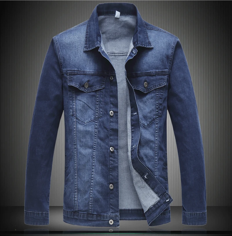 blue coat and jeans
