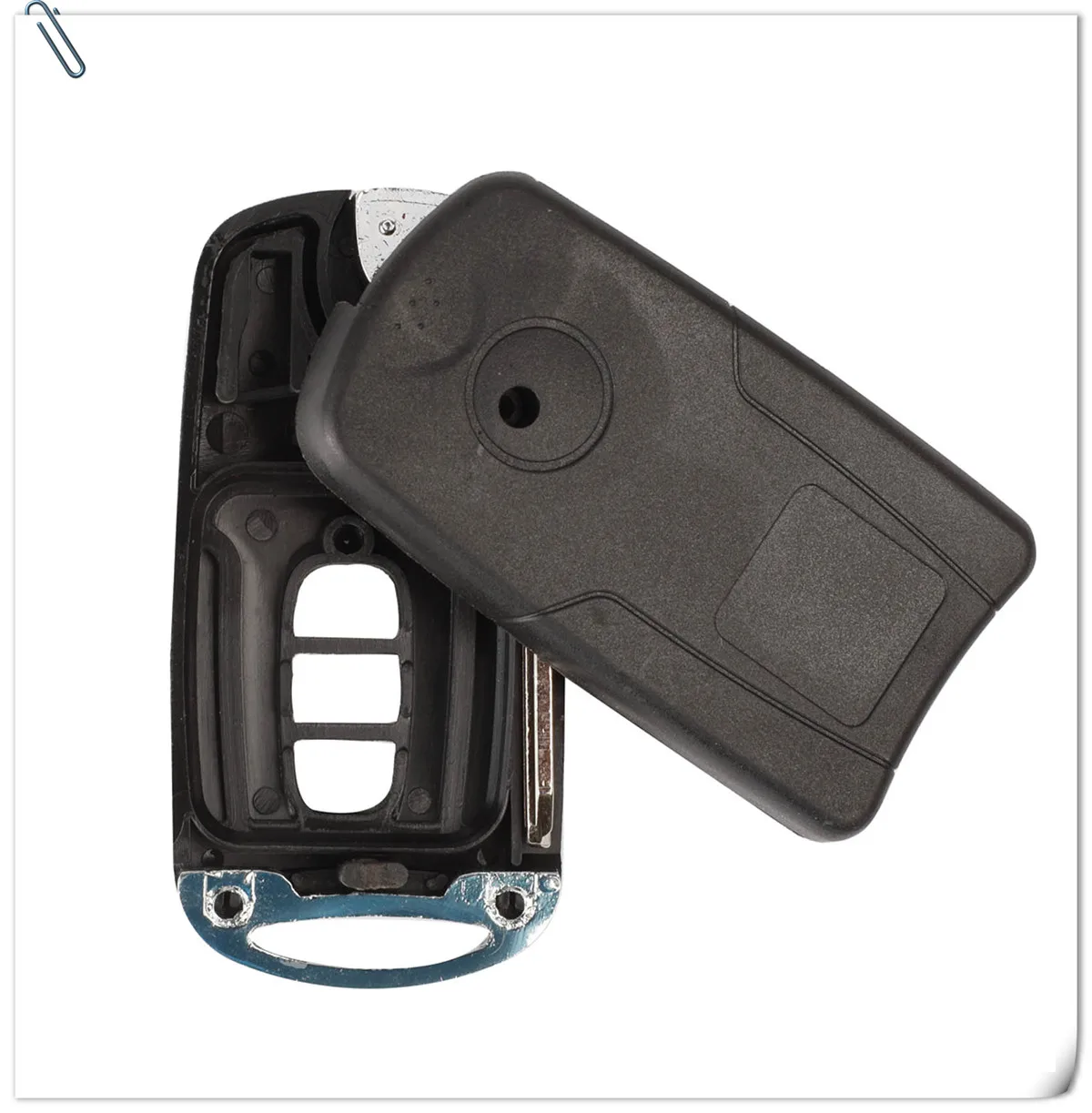 Keyforkess nuovo aggiornamento Flip Car Key Case per Chevrolet Captiva 2/3 pulsanti modificato pieghevole chiave vuota Shell Cover - HTB1l1jyclOD3KVjSZFFq6An9pXam
