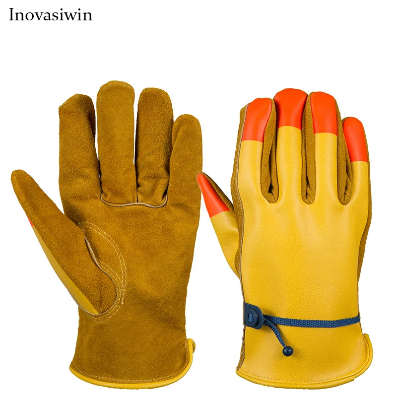 Leather PU gloves Handling outdoor driver gloves Fire gloves Cycling climbing Leather gloves Leather PU gloves Handling outdoor driver gloves Fire gloves Cycling climbing Leather gloves