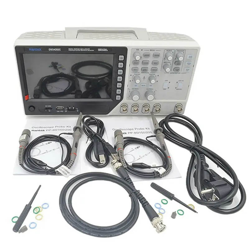 

Osciloscopio DSO4072C 2 Channel 70MHz Digital Oscilloscope with 1 Channel Arbitrary/Function Waveform Generator