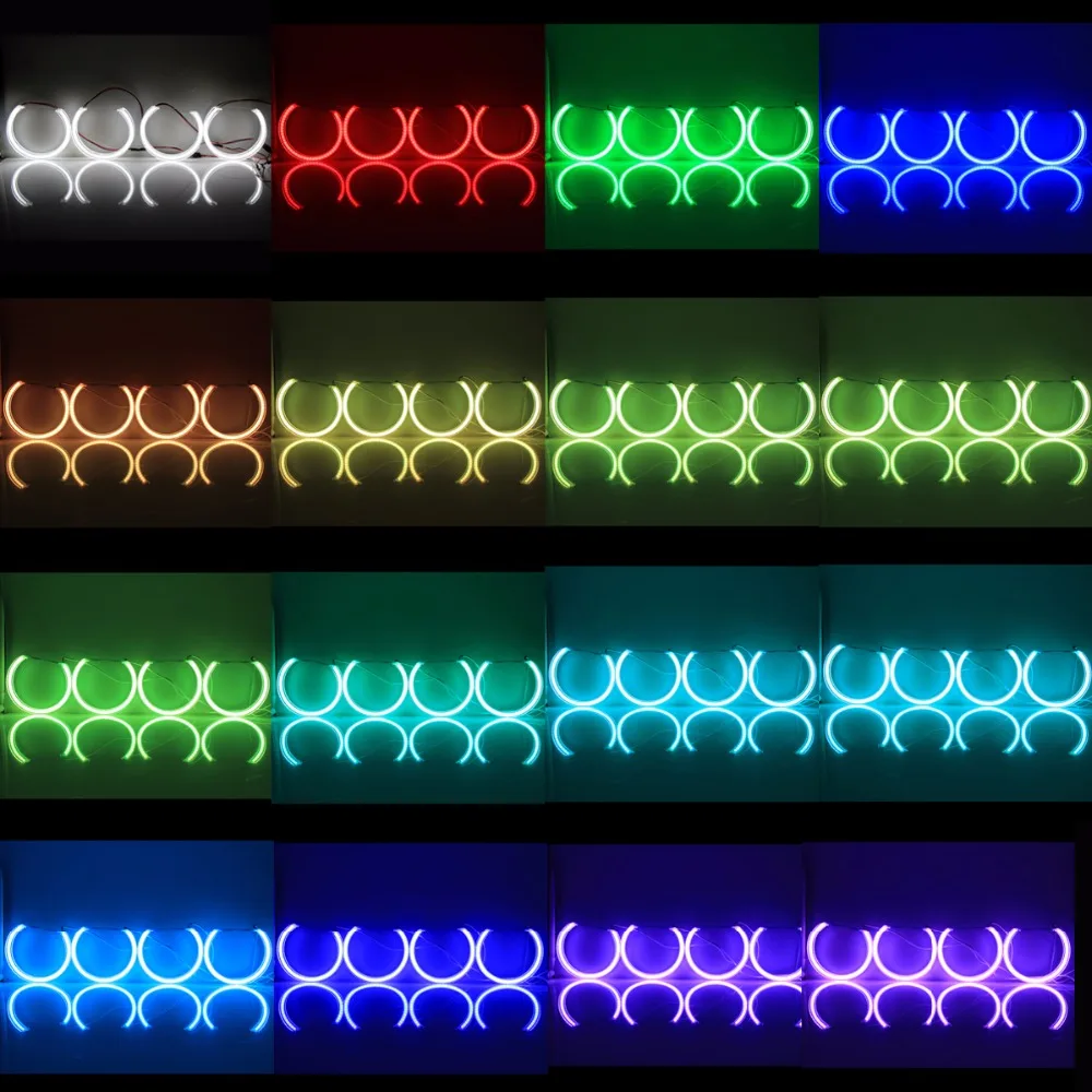 Ангельские глазки Кристалл Bluetooth беспроводной WIFI RGB контроллер комплект DRL для BMW