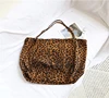 Sac à main fourre-tout léopard surdimensionné pour femmes, sac en tissu Jumbo pour Shopping réutilisable, sac à bandoulière, loisirs quotidien, décontracté ► Photo 3/6