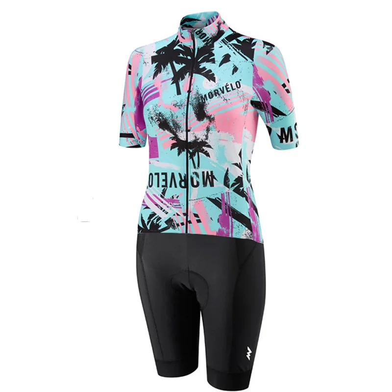 Morvelo 2019 женский новый велокостюм Триатлон набор ropa ciclismo uniforme bicicleta run speedsuit