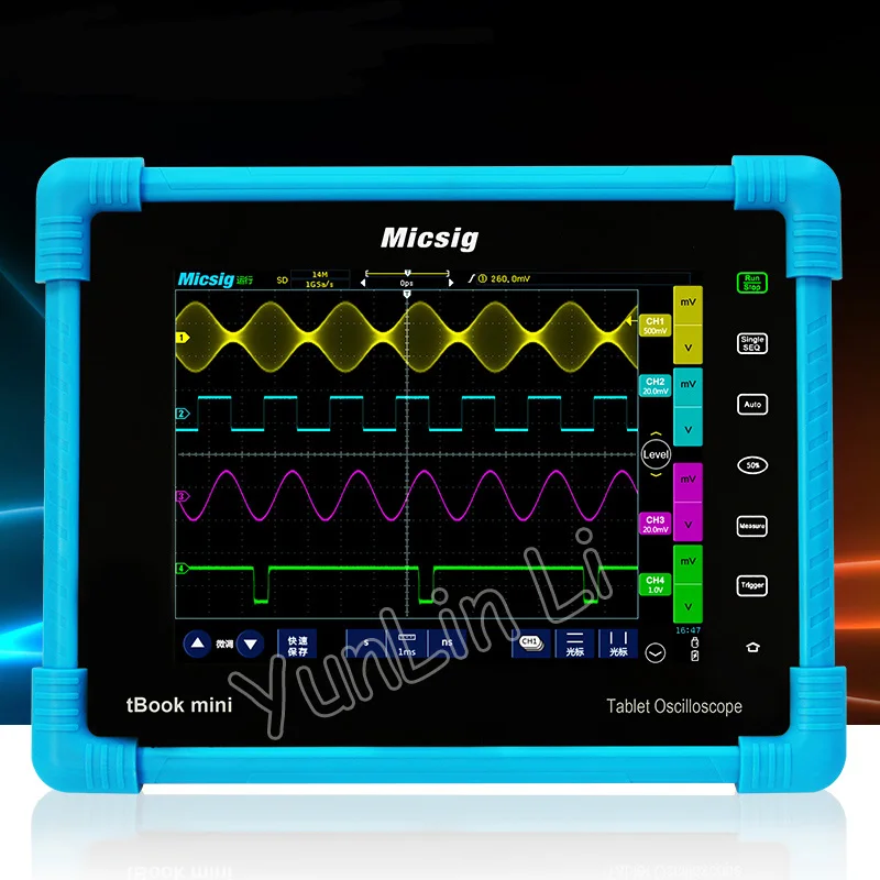 

Digital Tablet Oscilloscope 100MHz 2CH Handheld Oscilloscope Automotive Scopemeter Oscilloscope Osciloscopio