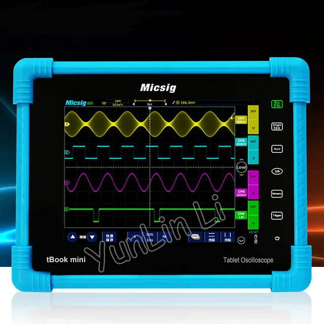 $US $463.25 Digital Tablet Oscilloscope 100MHz 2CH Handheld Oscilloscope Automotive Scopemeter Oscilloscope Osciloscopio