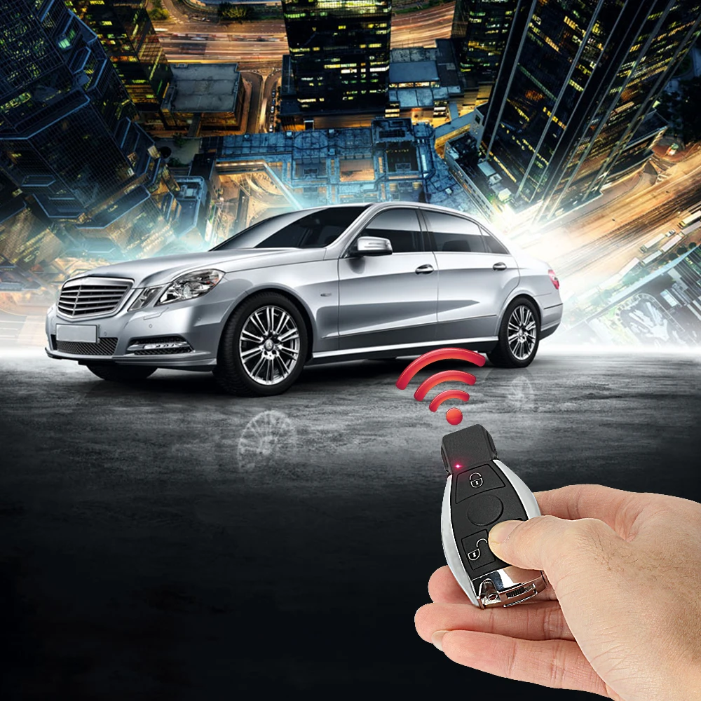 Keyecu Smart Key 3 Пуговицы 315 мГц 433 мГц для Mercedes-Benz Авто удаленный ключевой Поддержка NEC и BGA 2000+ год