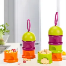 3 слоя Цвет Стиль Портативный контейнер для детского питания коробка Эфирное Крупы мультфильм детская молочная смесь Коробки контейнер для детского питания