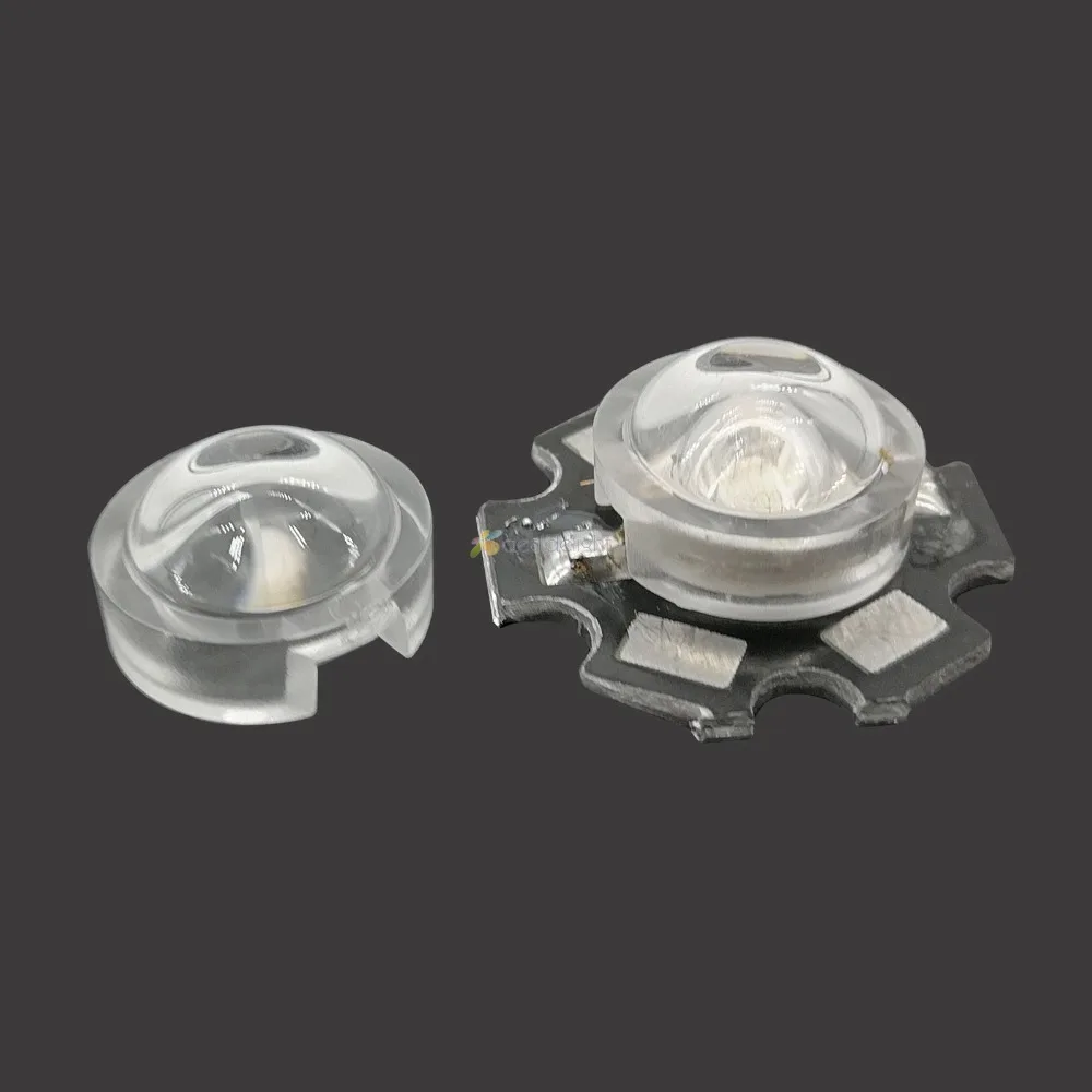 

10pcs 13mm Mini LED Lens 15 30 45 60 90 100 Degree for IR CCTV LED PCB Convex Lenses With Holder 1W 3W 3W High Power Led