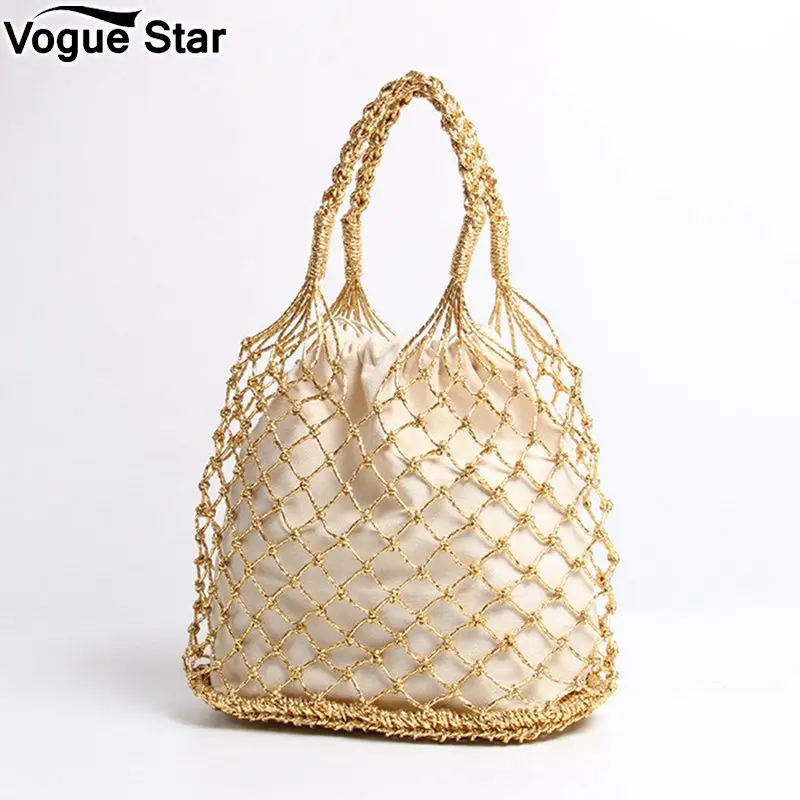 netted beach bag