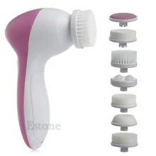 8 IN1 Face Brush Cleansing Multifunction Electric Ultrasonic Wash Spa Skin Care Massage Face Brushes Facial Cleanser Tool