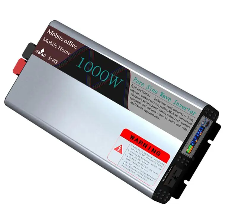 1000W pure sine wave Power Inverter with LED display 1