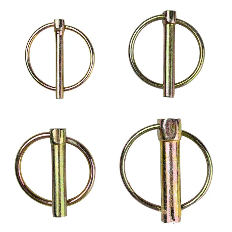 

50PC Galvanized Elastic Pin bayonet lock Trailer pin Pin Automotive Fasteners Multifunctional and Multipurpose Hardware Fittings