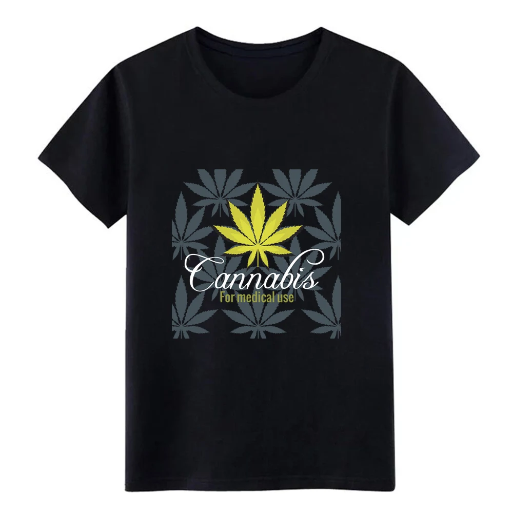 

cannabis leaf m edical use label 3 t shirt Customized 100% cotton size S-3xl Clothes Interesting Comfortable Summer Style shirt
