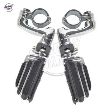 

Universal 1 1/4" 32mm Chrome Motorcycle FootPeg Foot Rest Moto Foot Pegs case for Kawasaki Honda Suzuki Yamaha Kawasaki