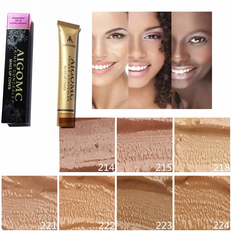 Водостойкая Мягкая матовая основа для макияжа SPF30 14 цветов 30 мл| |