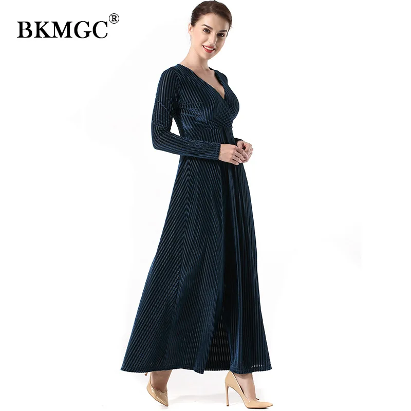 

Winter Elegant Dress Women Wine Red Long Sleeve Multiway Convertible Dresses Infinity Wrap Robe Maxi Dress Chest cross Vestidos