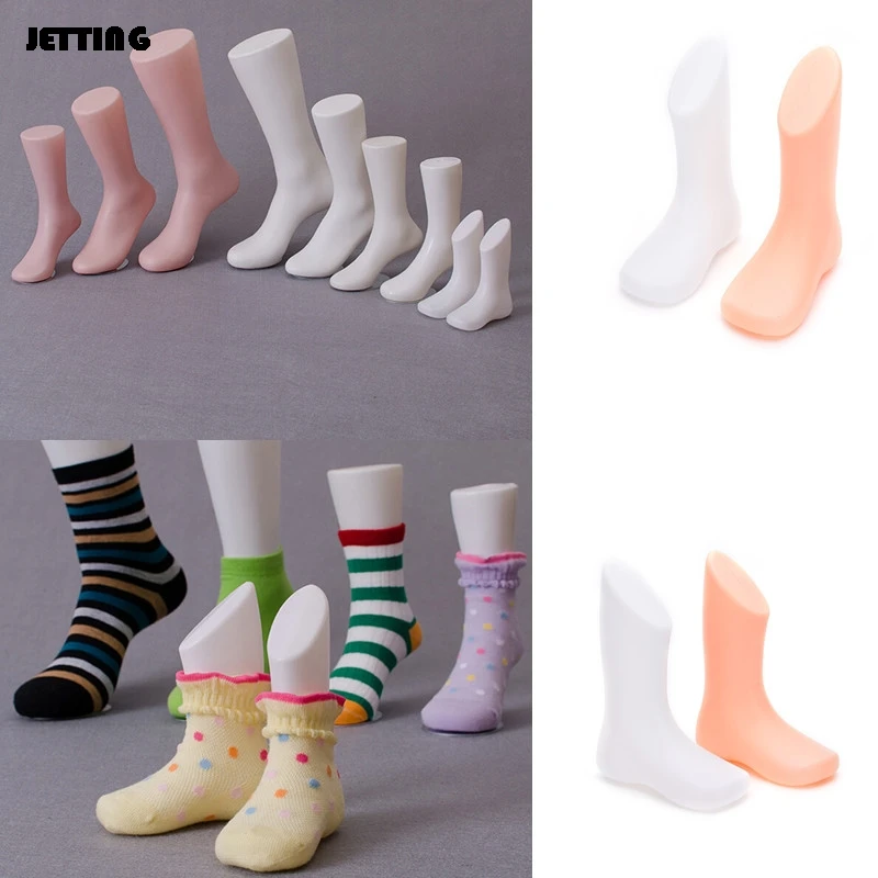 

Children Foot Display Mold Socks Shoes Mannequin Modeling Feet Short Stocking Home DIY Supplies Accessories