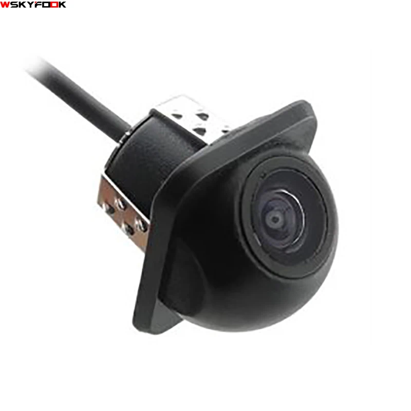 180 градусов CCD HD ночное видение автомобиля камера Авто Реверсивный заднего вида/вид спереди/вид сбоку камера для универсальной камеры водостойкая - изображение