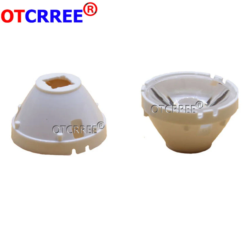 

1pcs CREE XML LED XML2 LED XHP50 LED Lens 21mm white holder 10/25/45/60 degree LED LENS/Reflector Collimator