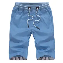 Vogue Для мужчин шорты хлопок свободные эластичные Пляжные шорты бермуды Masculina штаны Для мужчин хорошее Korte Broek Mannen# BB